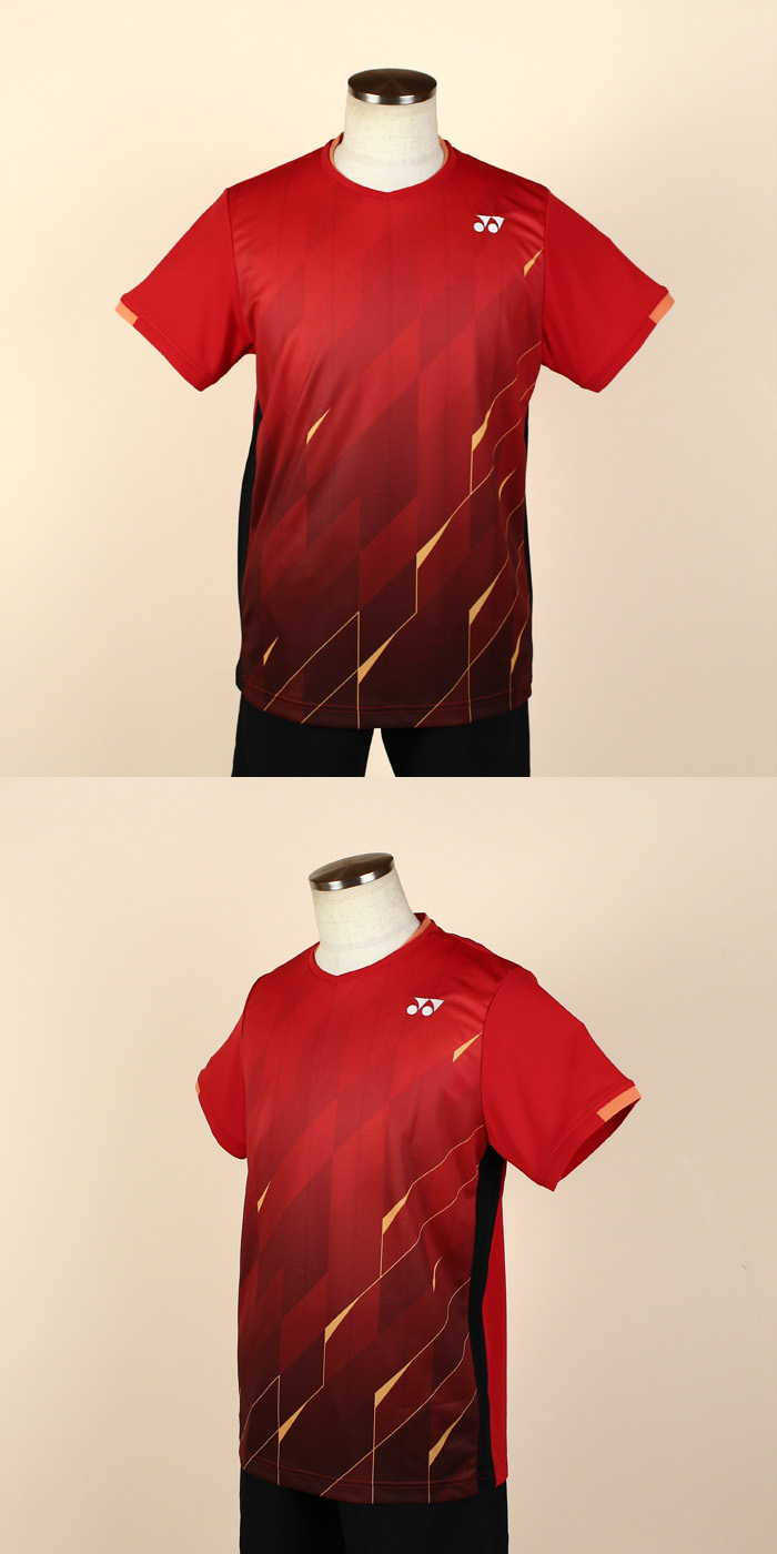 10463 ゲームシャツ（フィットスタイル） ヨネックス ゲームウェア（ユニセックス）,襟なし ソフトテニス・バドミントン通販サイトYOU  SPORTS